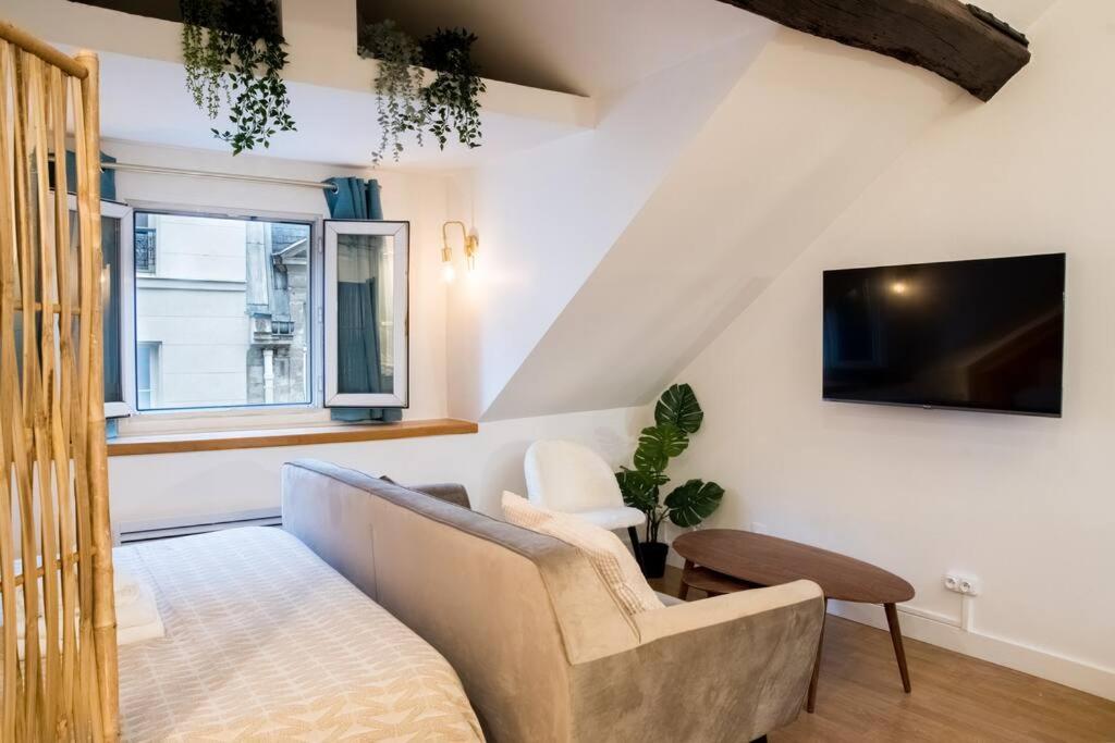 Spacious Studio In Paris Hyper Center - Smart Tv & Wifi - 4P Exterior foto