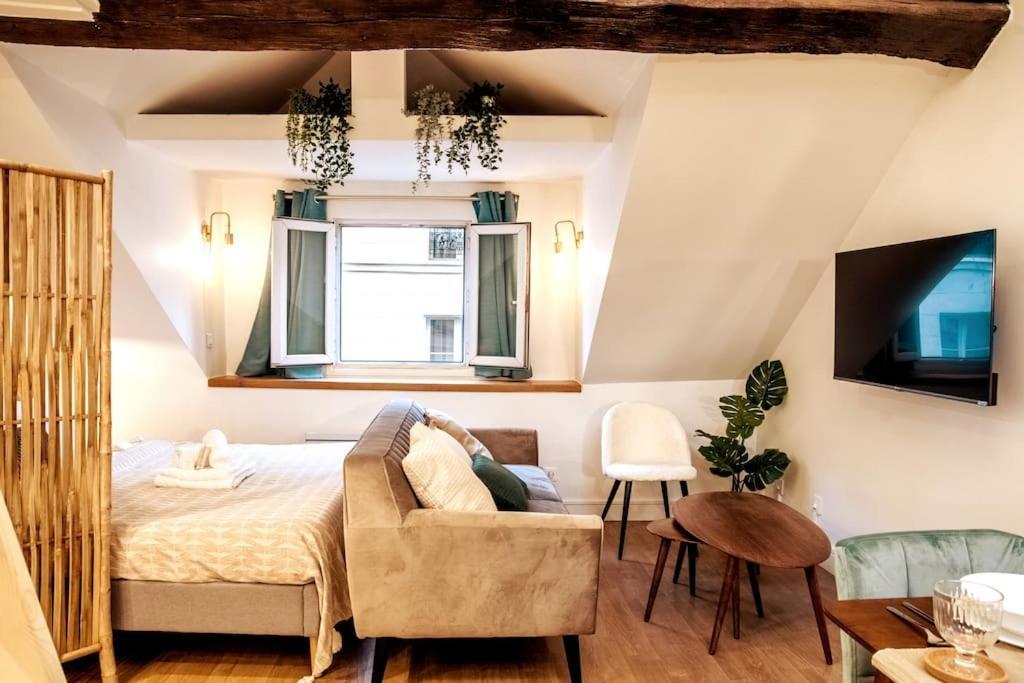 Spacious Studio In Paris Hyper Center - Smart Tv & Wifi - 4P Exterior foto