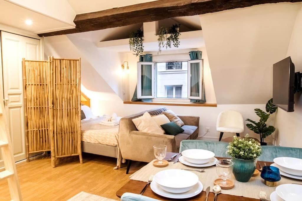 Spacious Studio In Paris Hyper Center - Smart Tv & Wifi - 4P Exterior foto